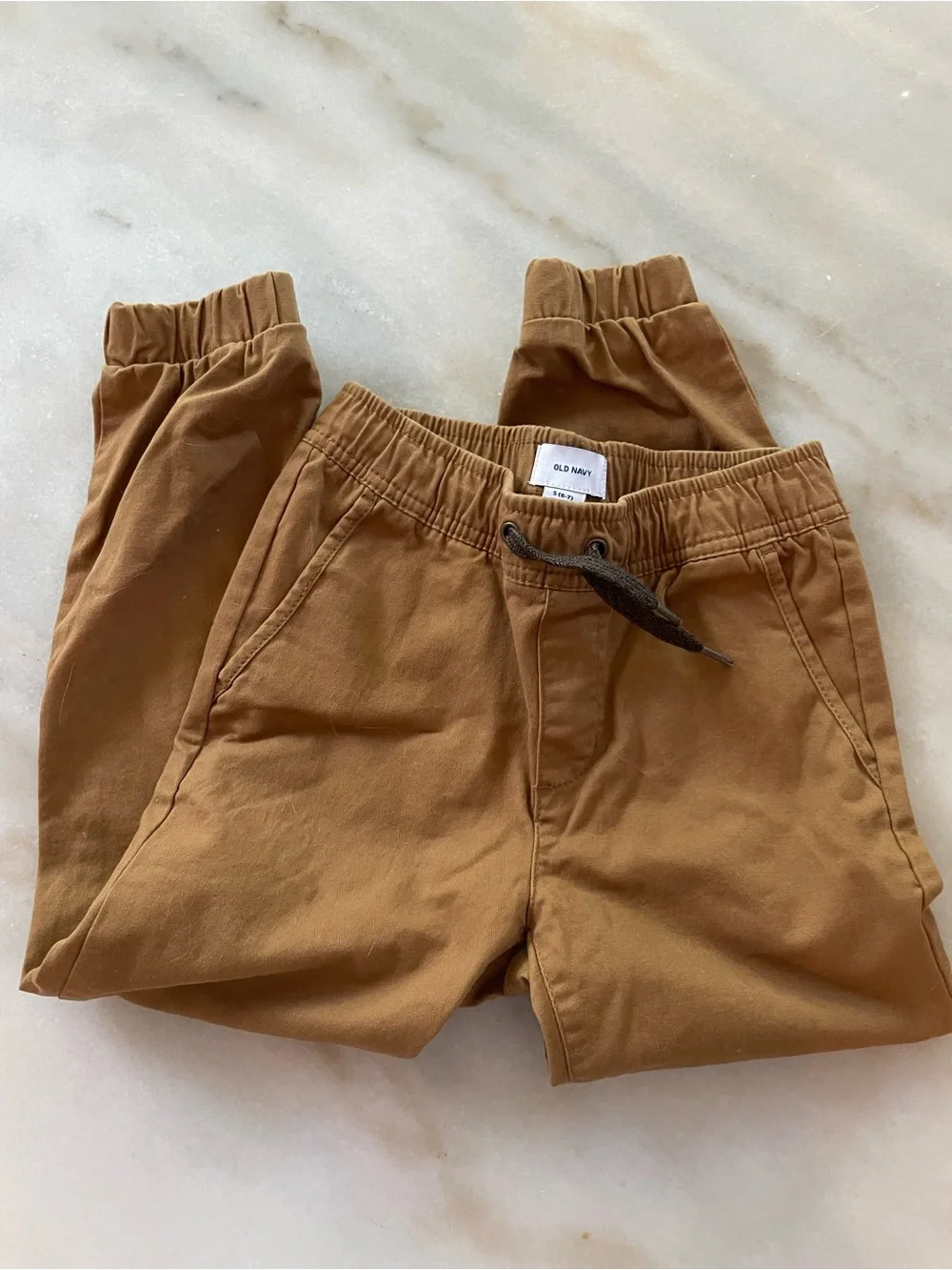 Old Navy Boys' Caramel Brown Jogger Pants size S